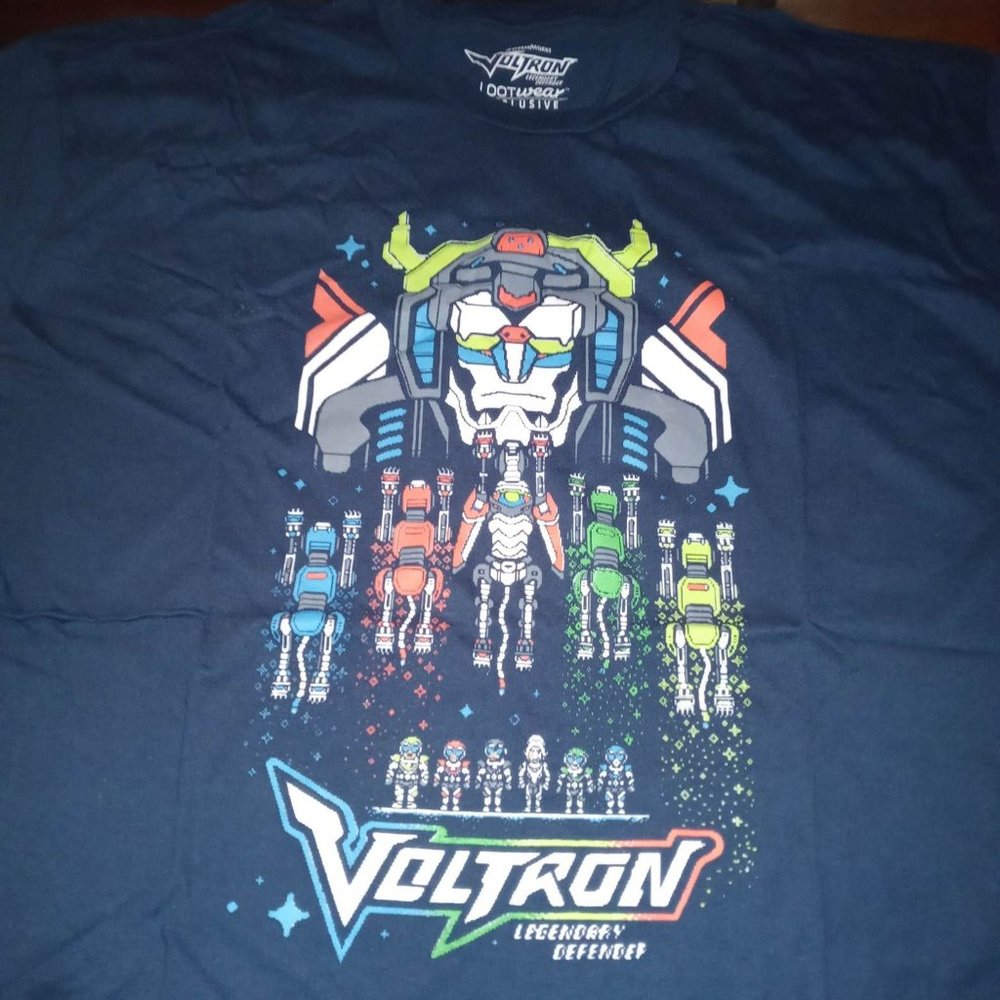 Voltron Legendary Defender Loot Wear Exclusive T-Shirt 3XL NWOT
